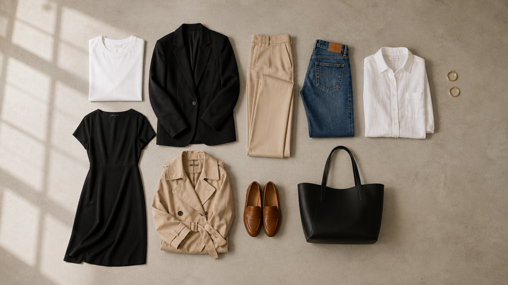 minimalist capsule wardrobe